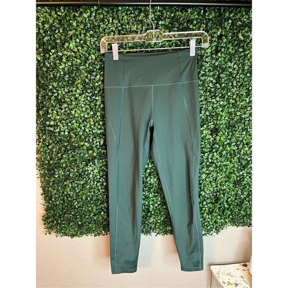 Girlfriend Collective Green High Rise Leggings Size Small - Picture 1 of 3